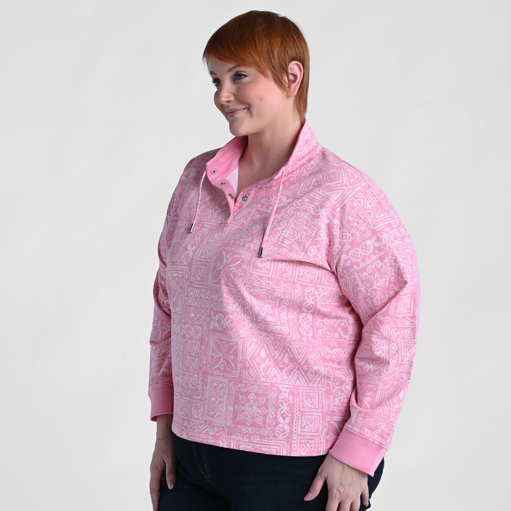 Pink Morning Glory Side Detail Women