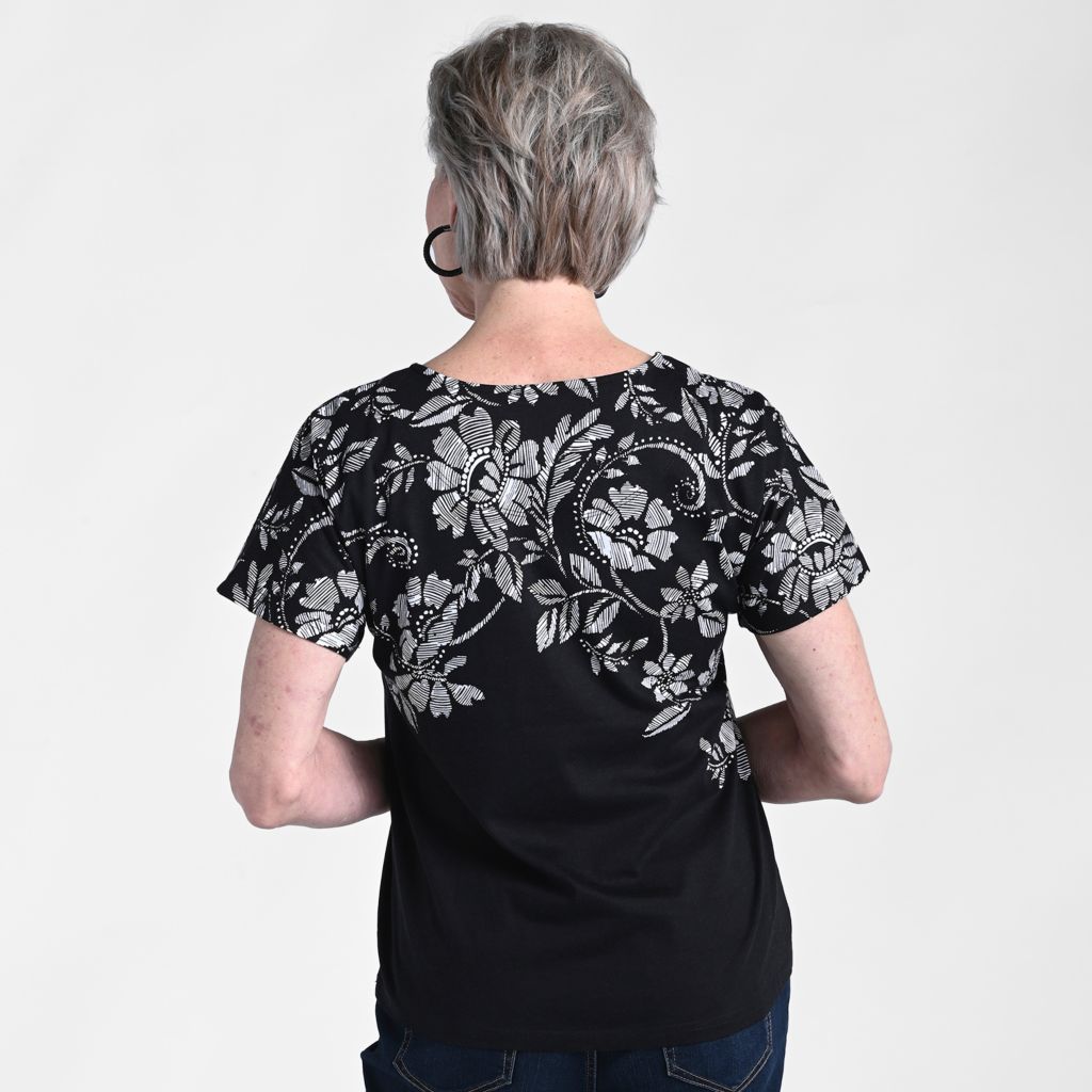 Black And White Back Detail Missy