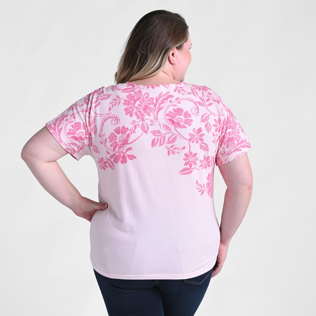 Hint Of Pink Back Detail Women