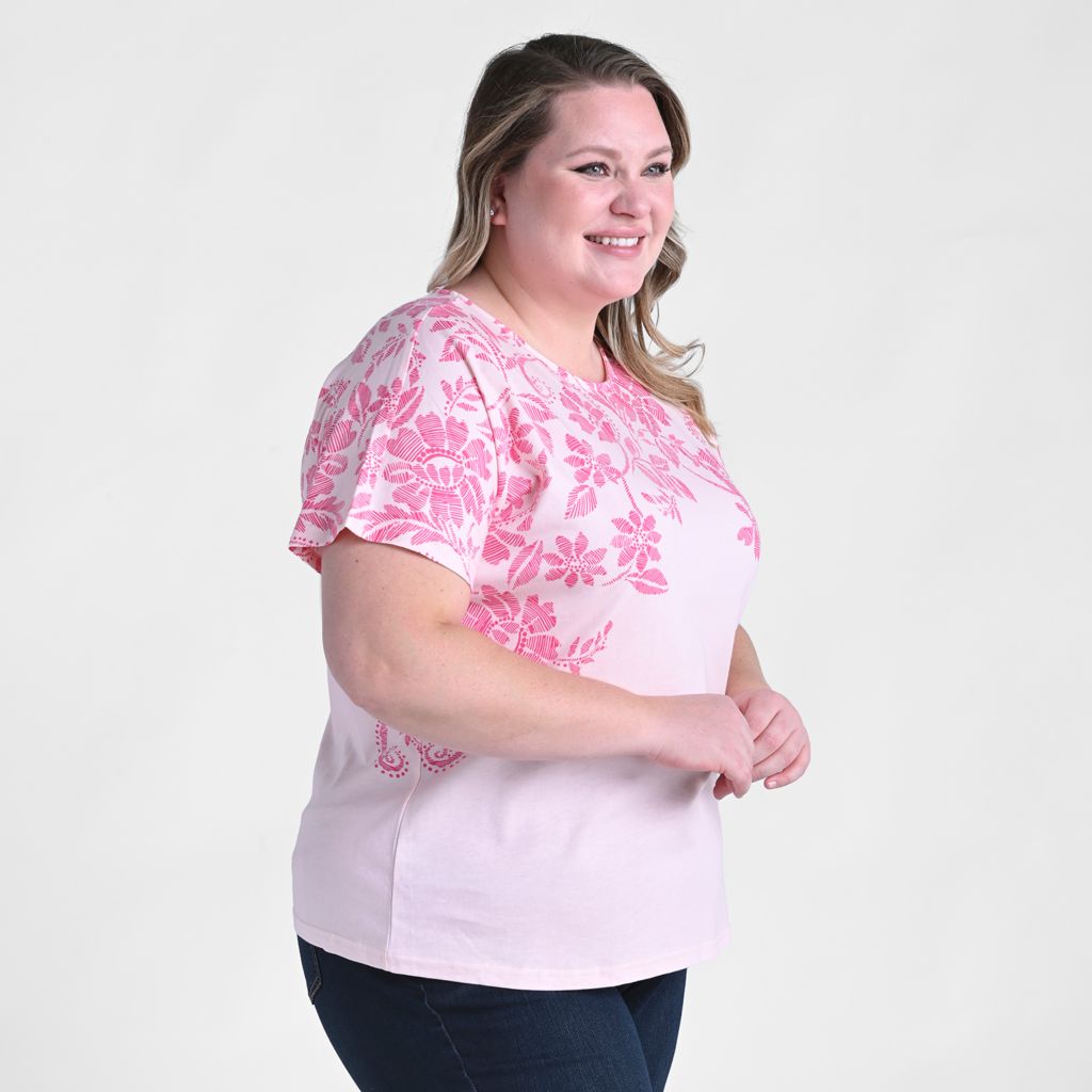 Hint Of Pink Side Detail Women