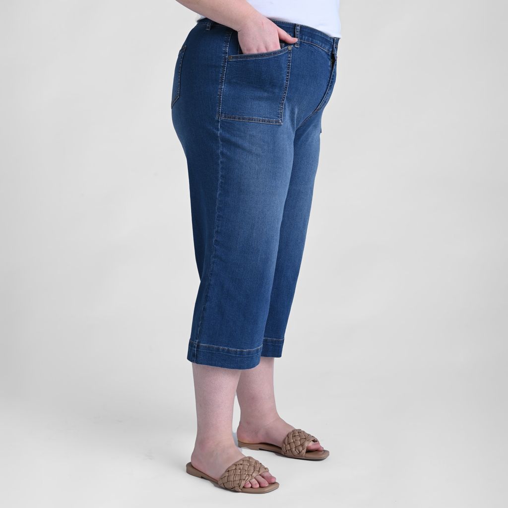 Medium Wash Side Detail Women