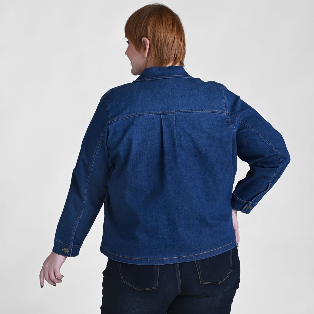 Medium Wash Back Detail Women