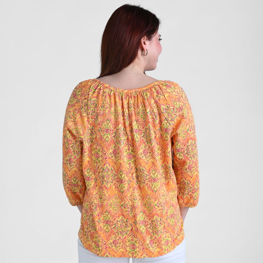 Sunny Day Yellow Back Detail Missy