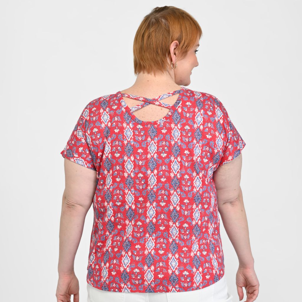 Red Geranium Back Detail Women