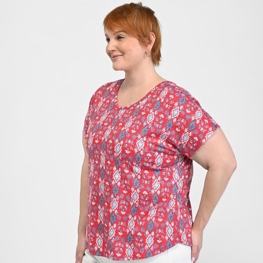 Red Geranium Side Detail Women