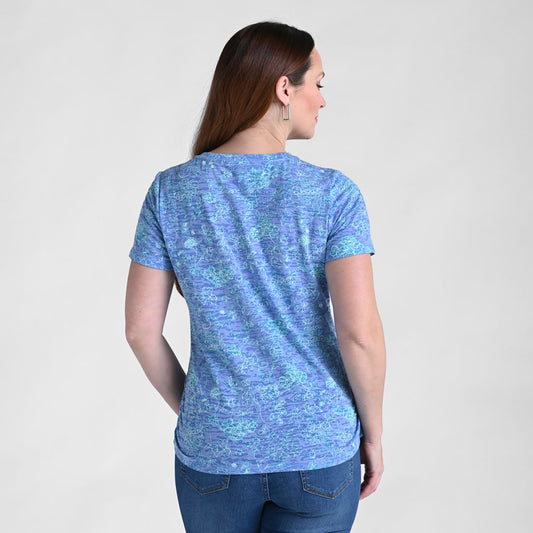 Blue Hydrangea Back Detail Missy