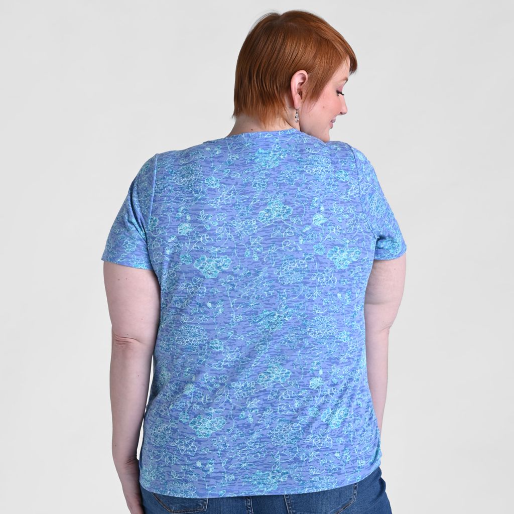 Blue Hydrangea Back Detail Women