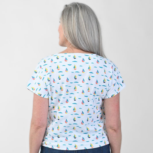 Bright White Back Detail Missy