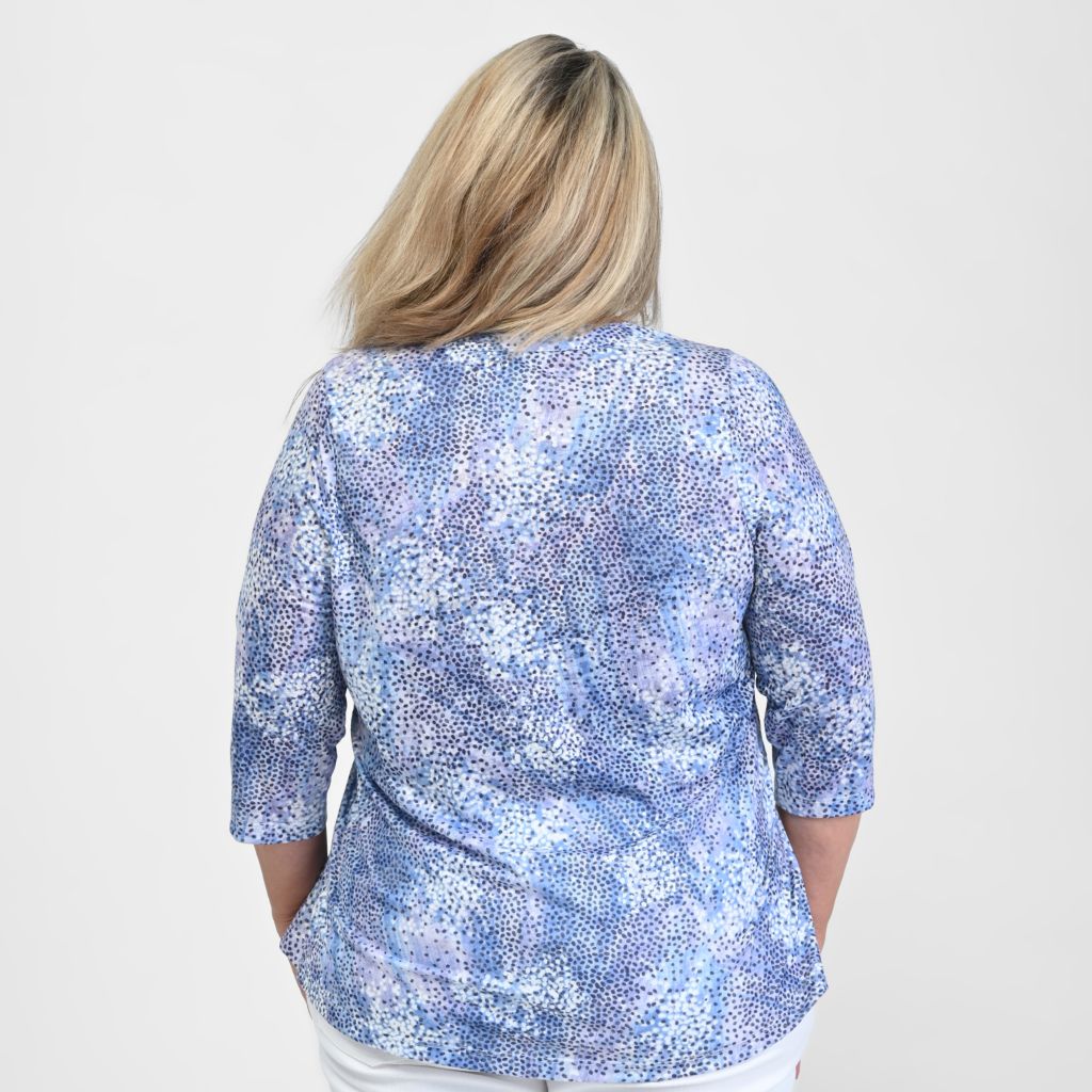 Blue Hydrangea Back Detail Women