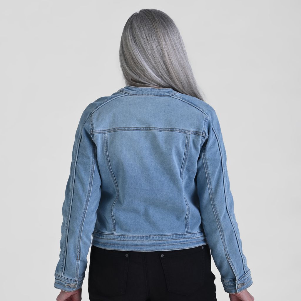 Light Wash Back Detail Missy