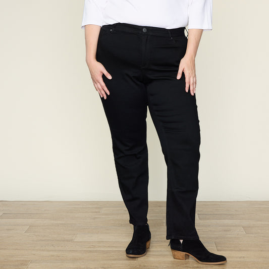 Black Front Detail Women