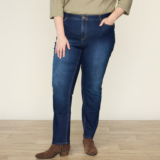 Dark Stonewash Front Detail Women