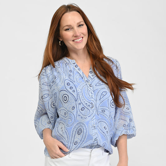 Pale Blue Front Detail Missy