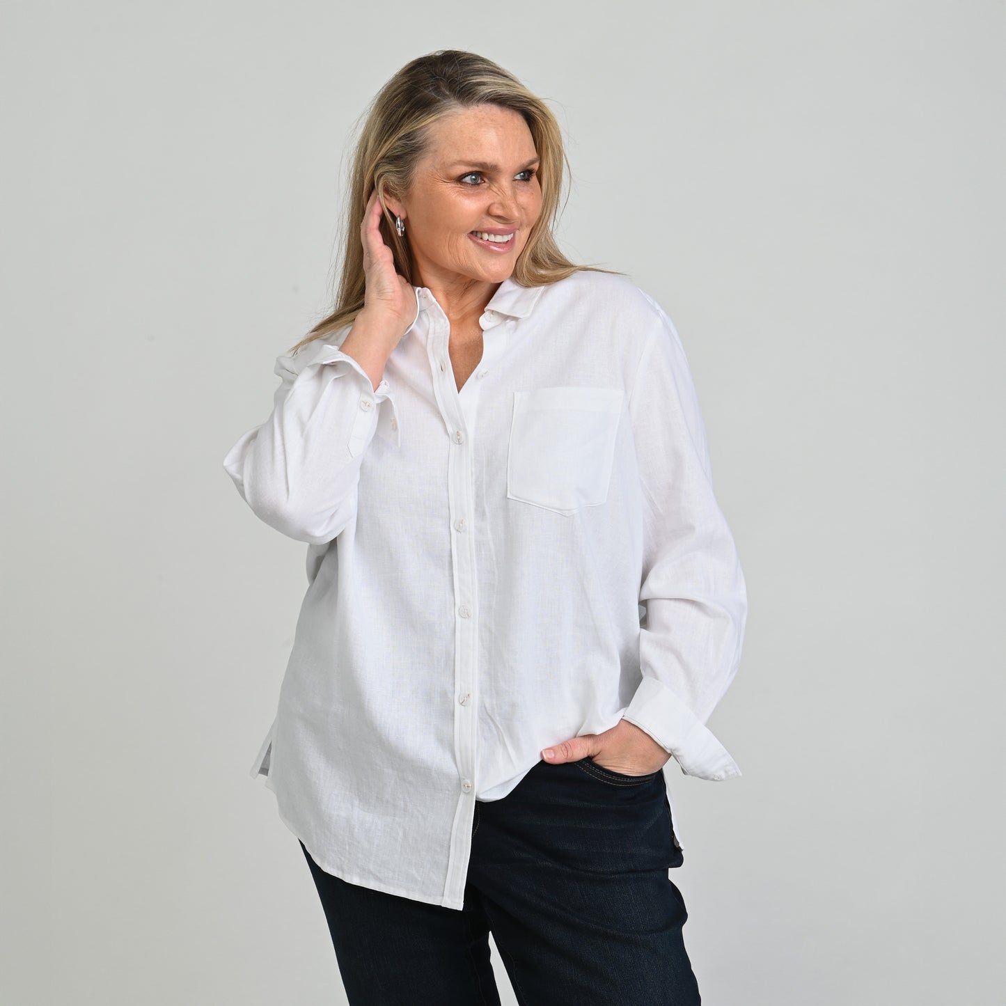 Bright White Front Detail Women