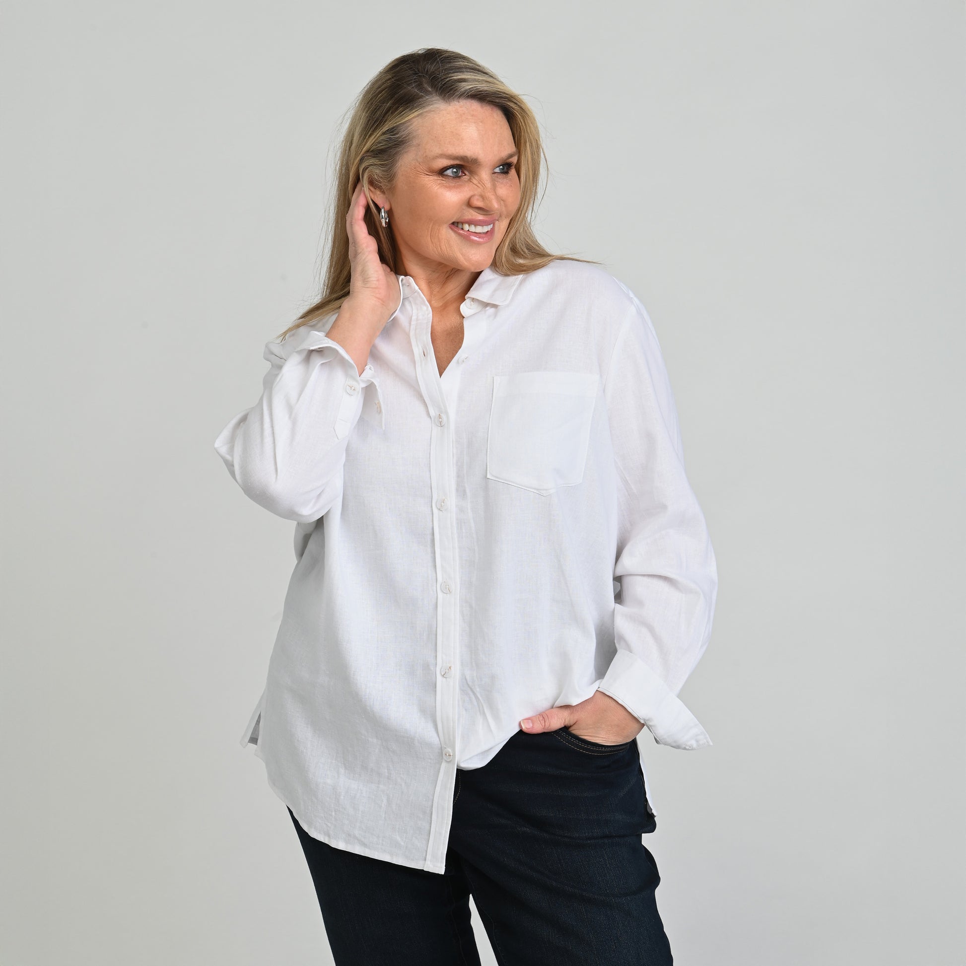 Bright White Front Detail Women