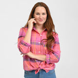Plaid Front Detail Missy