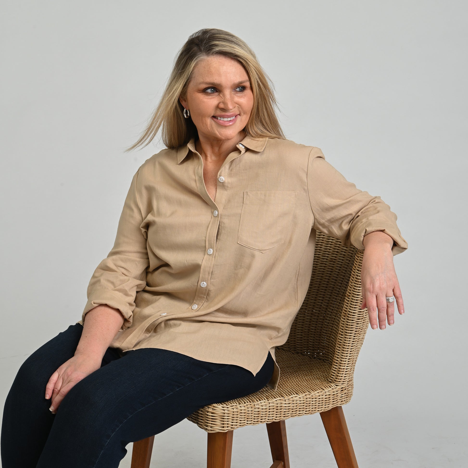 Sesame Front Detail Women