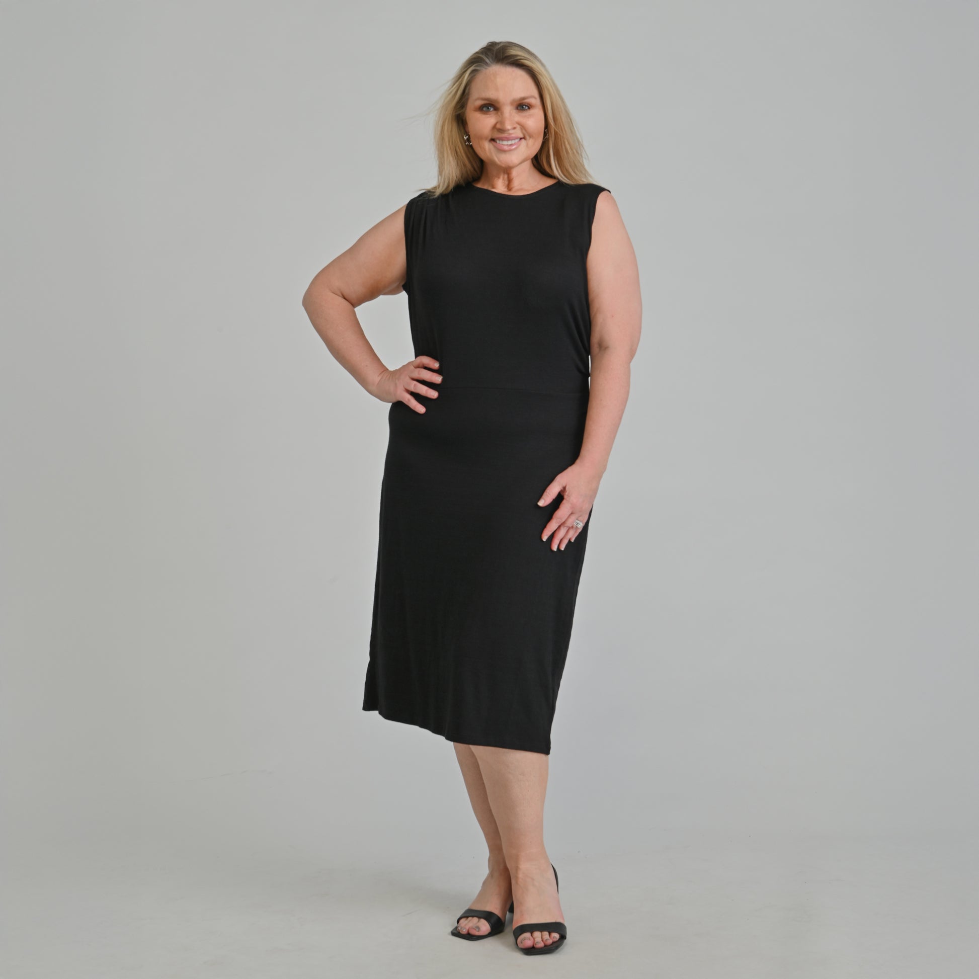 Black Front Detail Women