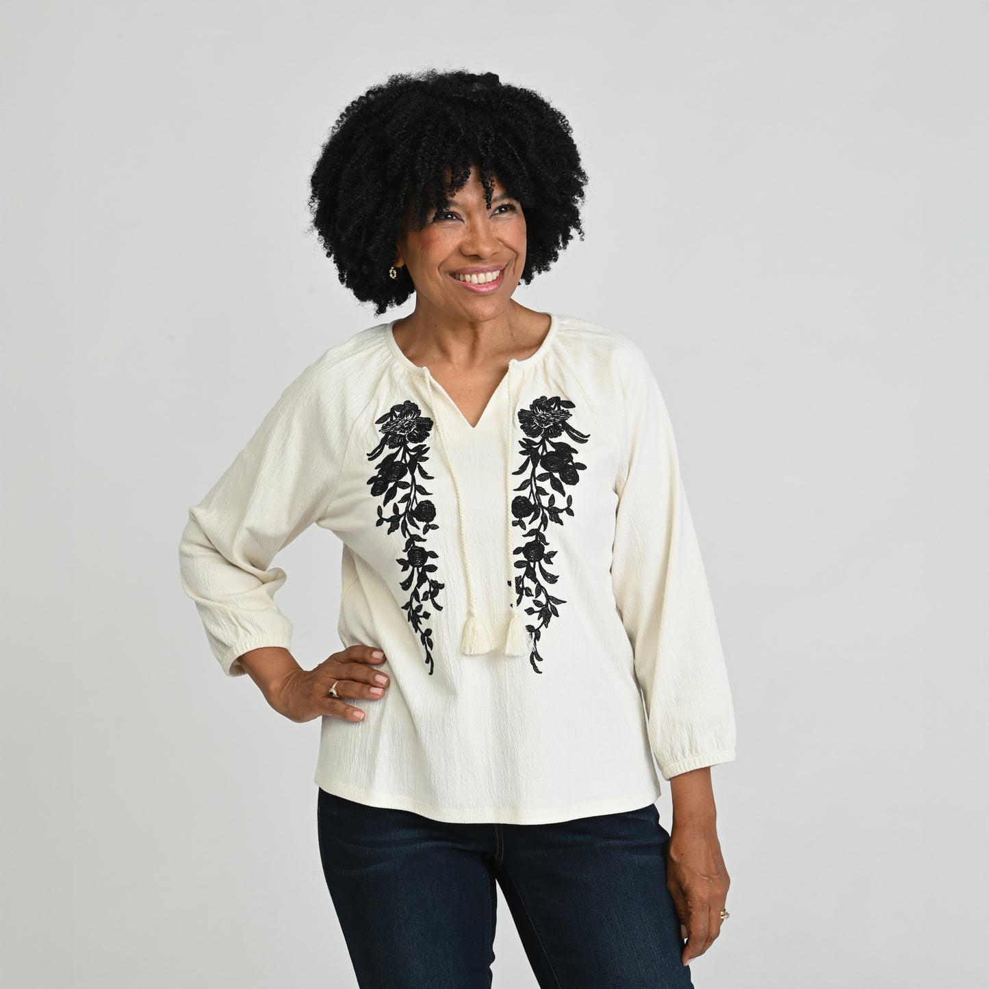 Oatmeal Front Detail Missy