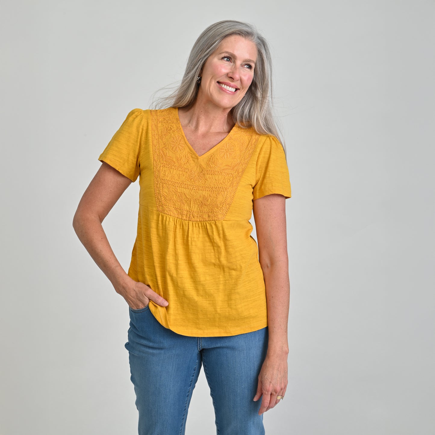 Golden Rod Front Detail Missy