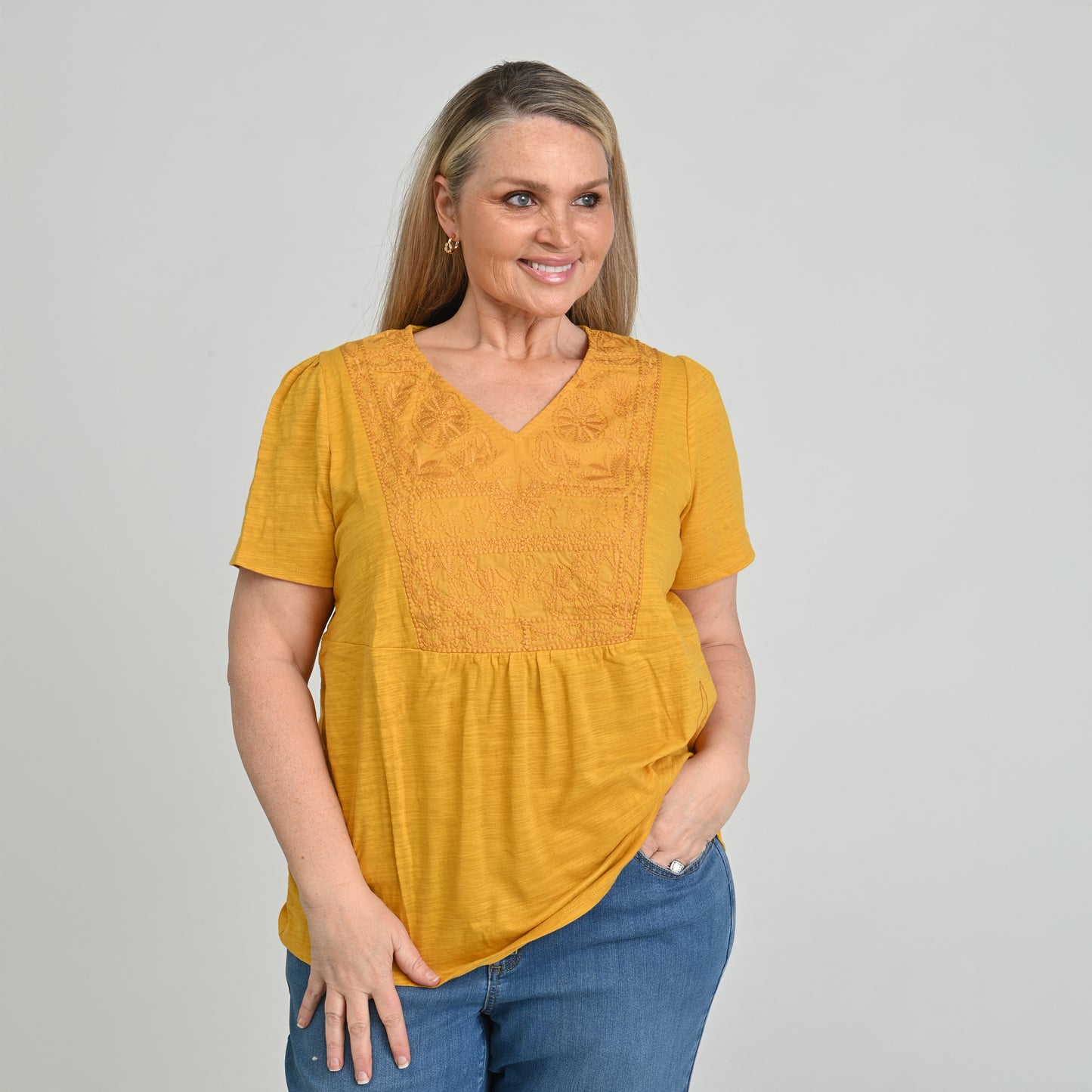 Golden Rod Front Detail Women