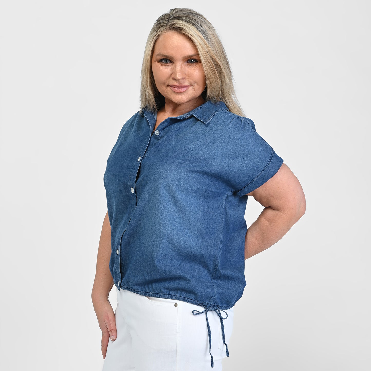 Medium Wash Side Detail Women