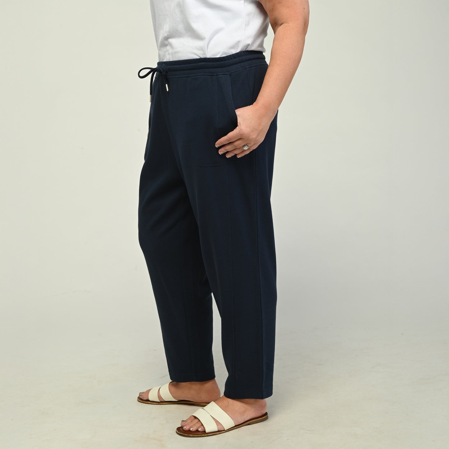 Navy Blazer Side Detail Women