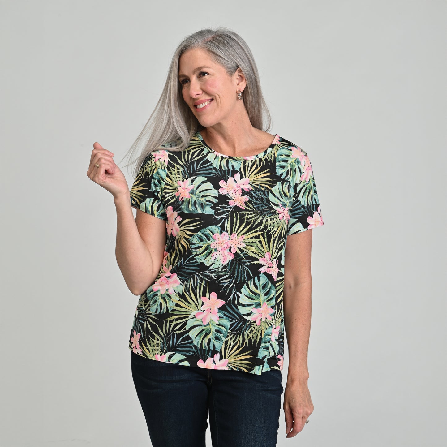 Black Front Detail Missy