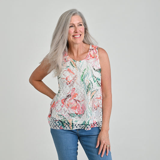 White Front Detail Missy