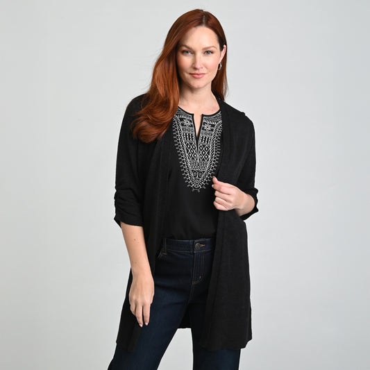 Black Front Detail Missy