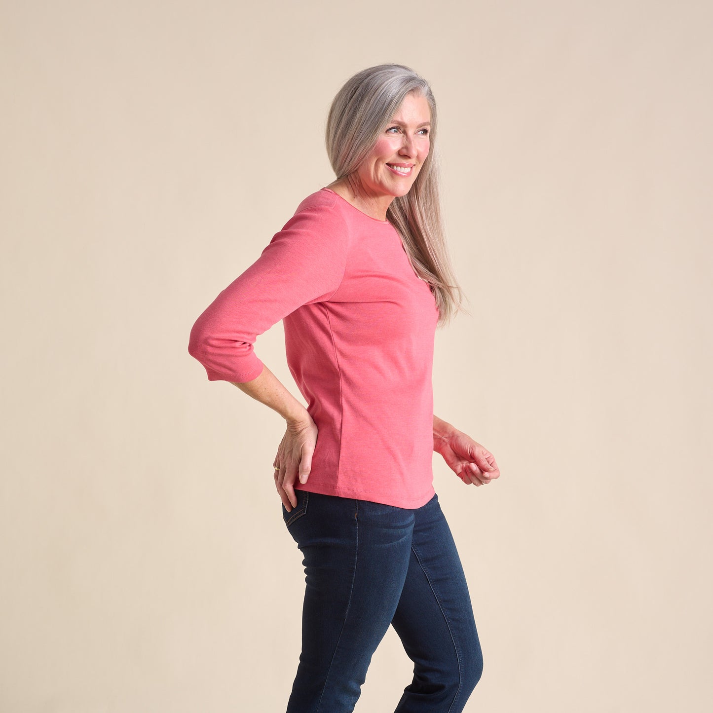 Pink Rose Side Detail Missy