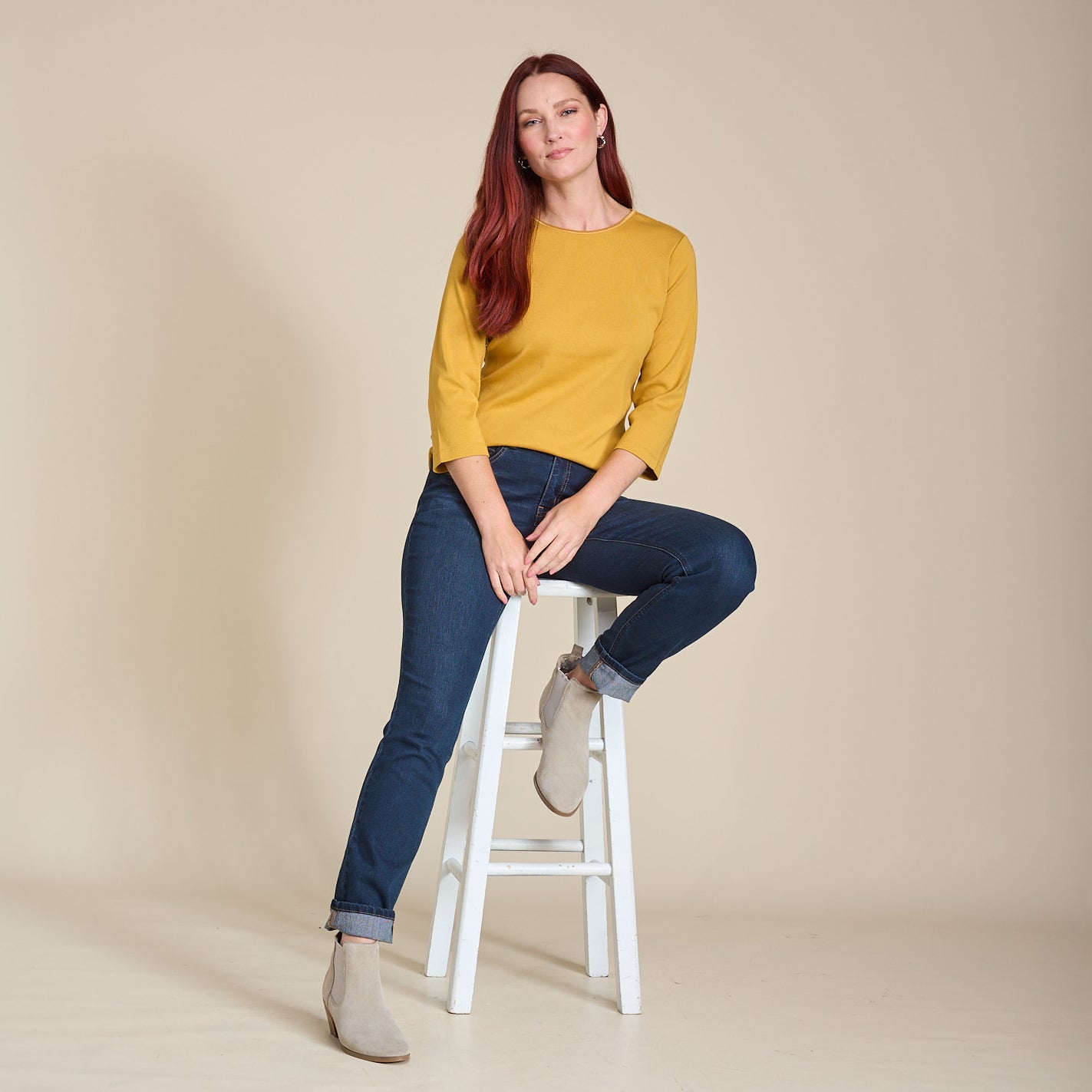 Amber Gold Front Detail Missy