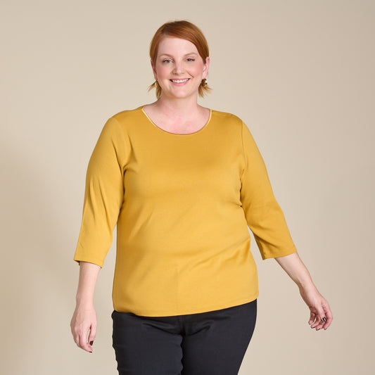 Amber Gold Front Detail Women