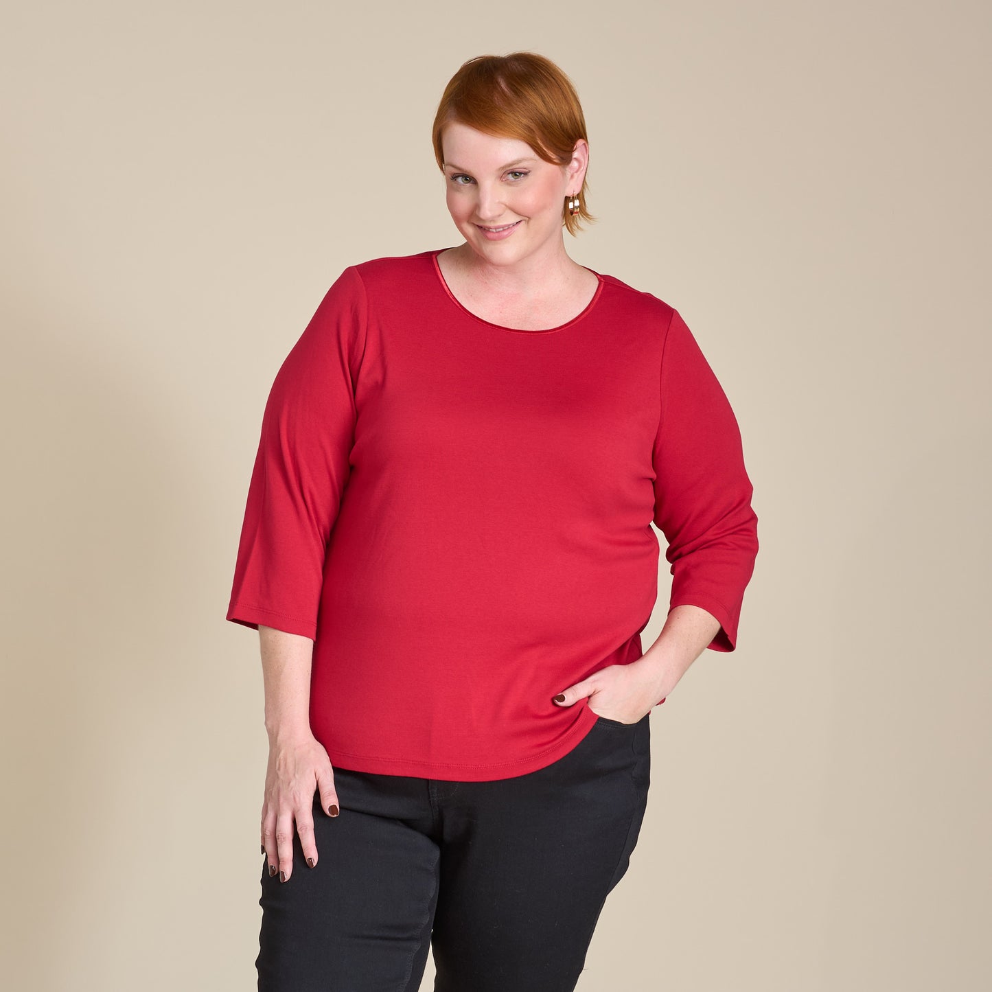 Scooter Red Front Detail Women
