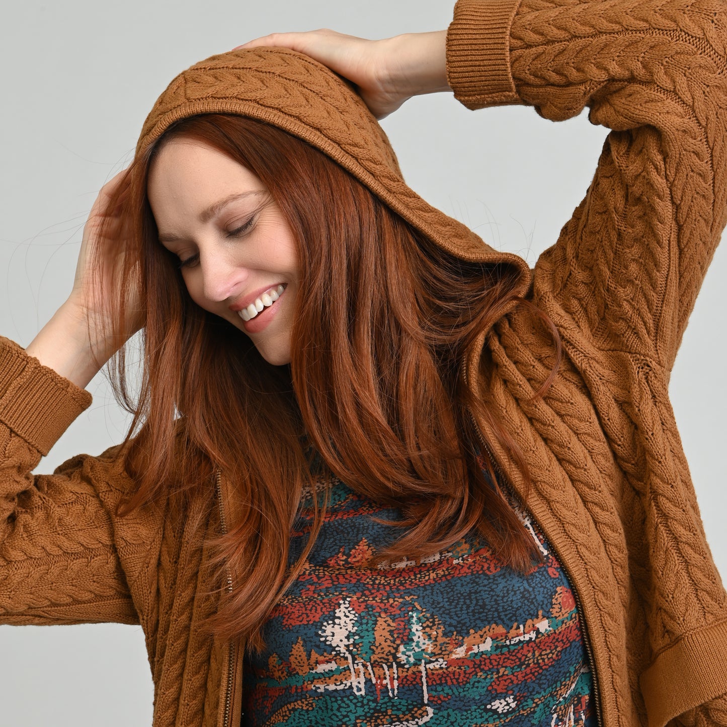 Spiced Cider Hoodie Detail Missy