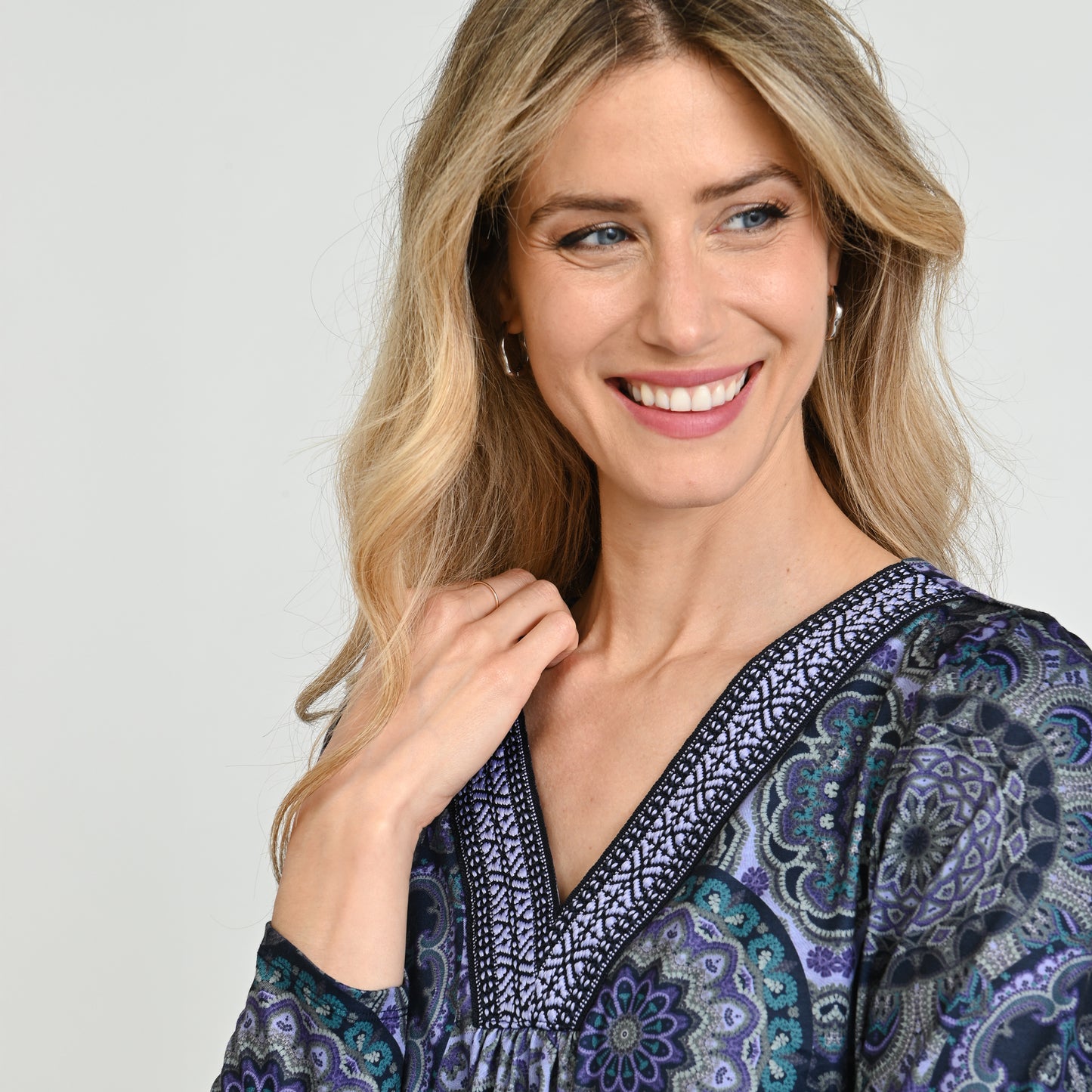 Multi Neckline Detail Missy