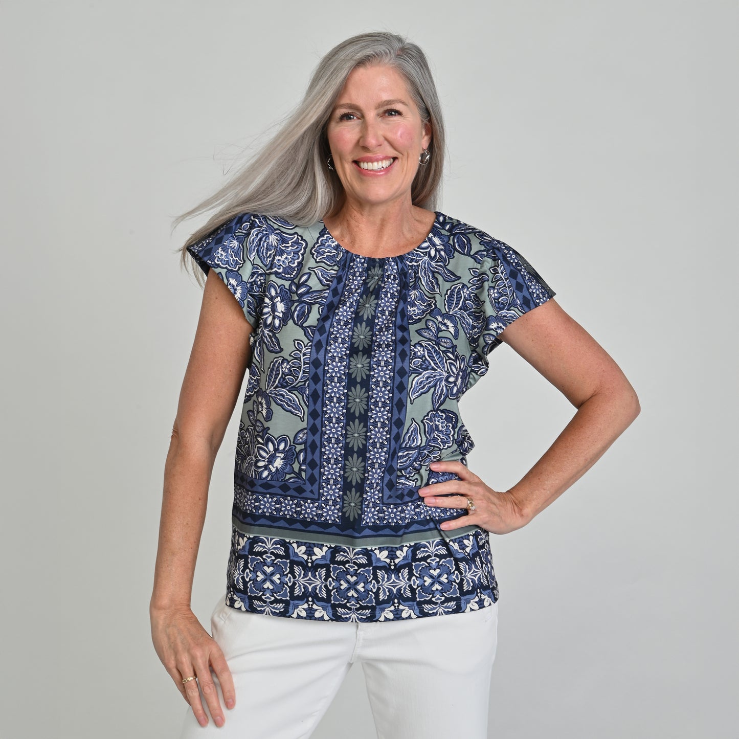 Vintage Indigo Front Detail Missy