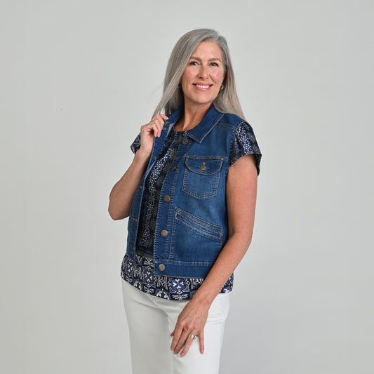 Medium Wash Side Detail Missy