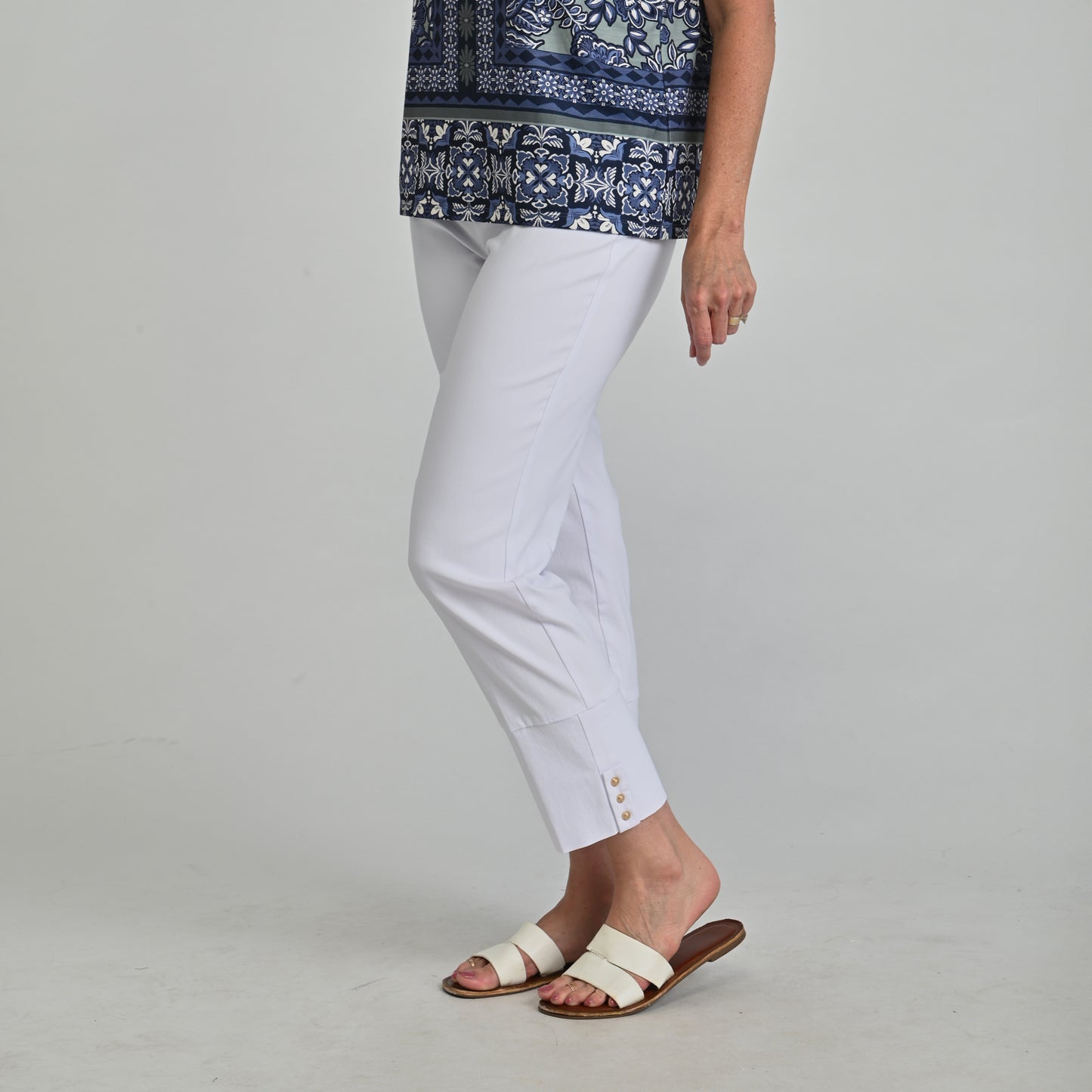 Optic White Side Detail Missy