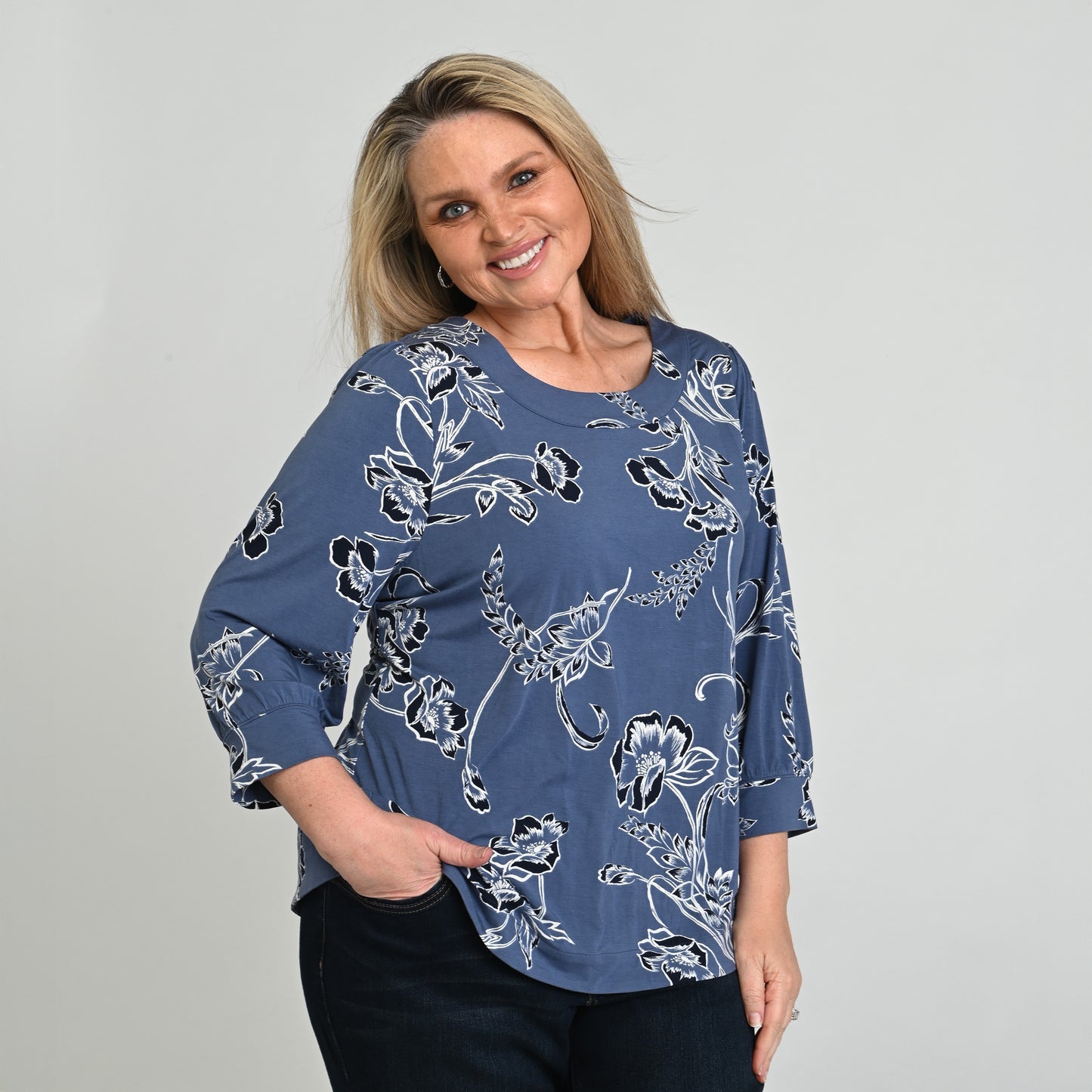 Vintage Indigo Front Detail Women