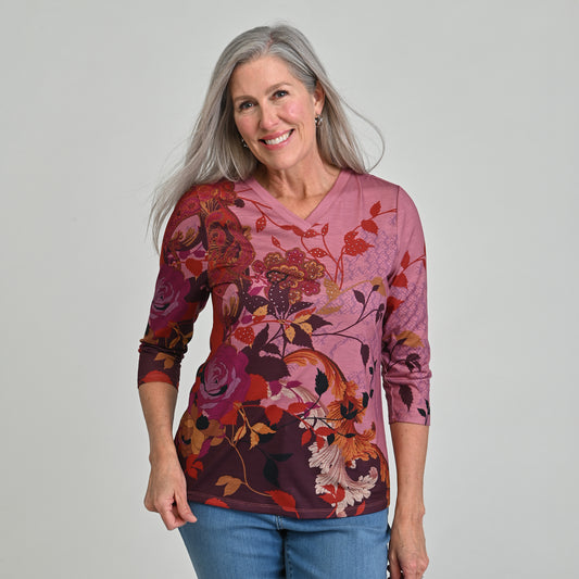 Lilas Pink Front Detail Missy