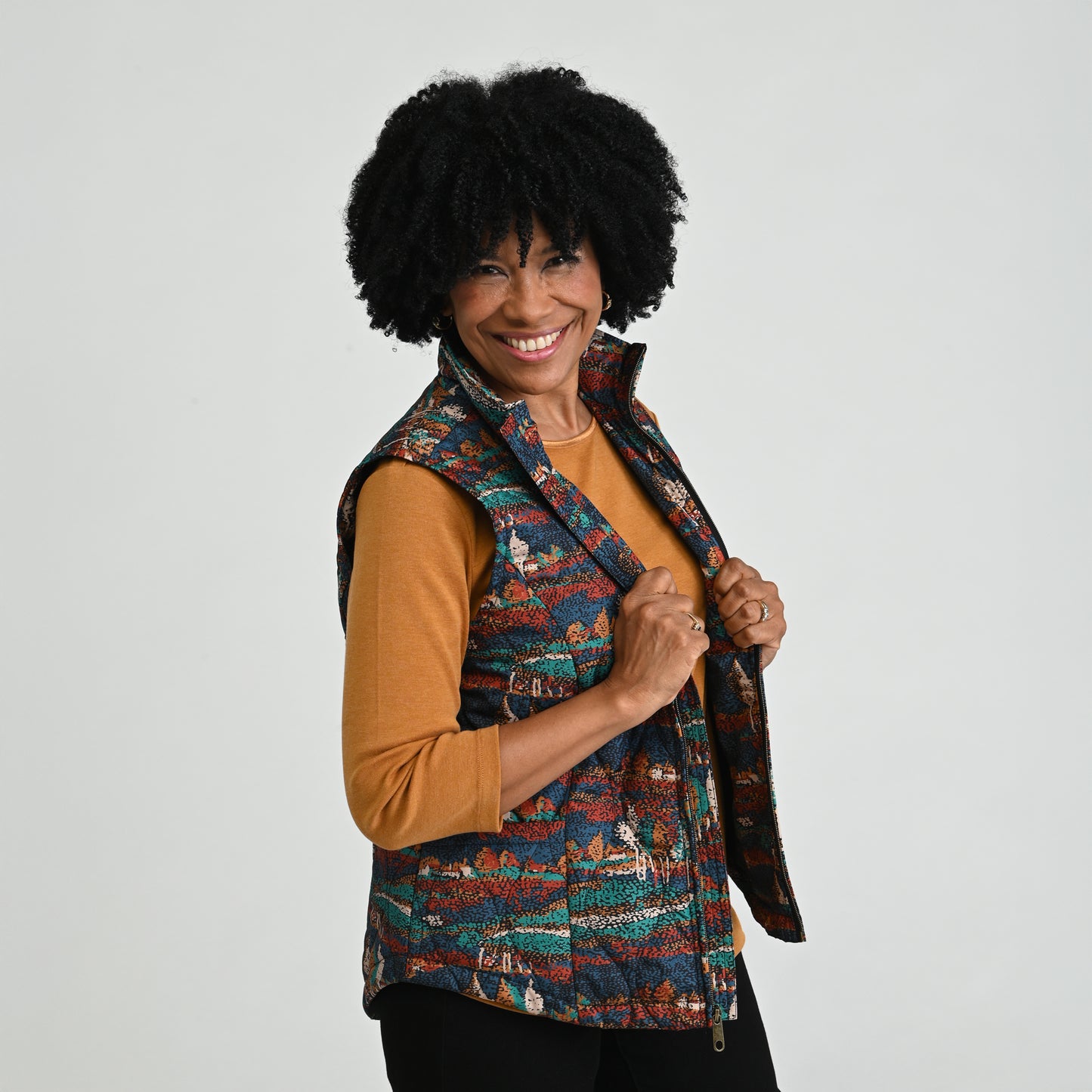 Black Multi Side Detail Missy