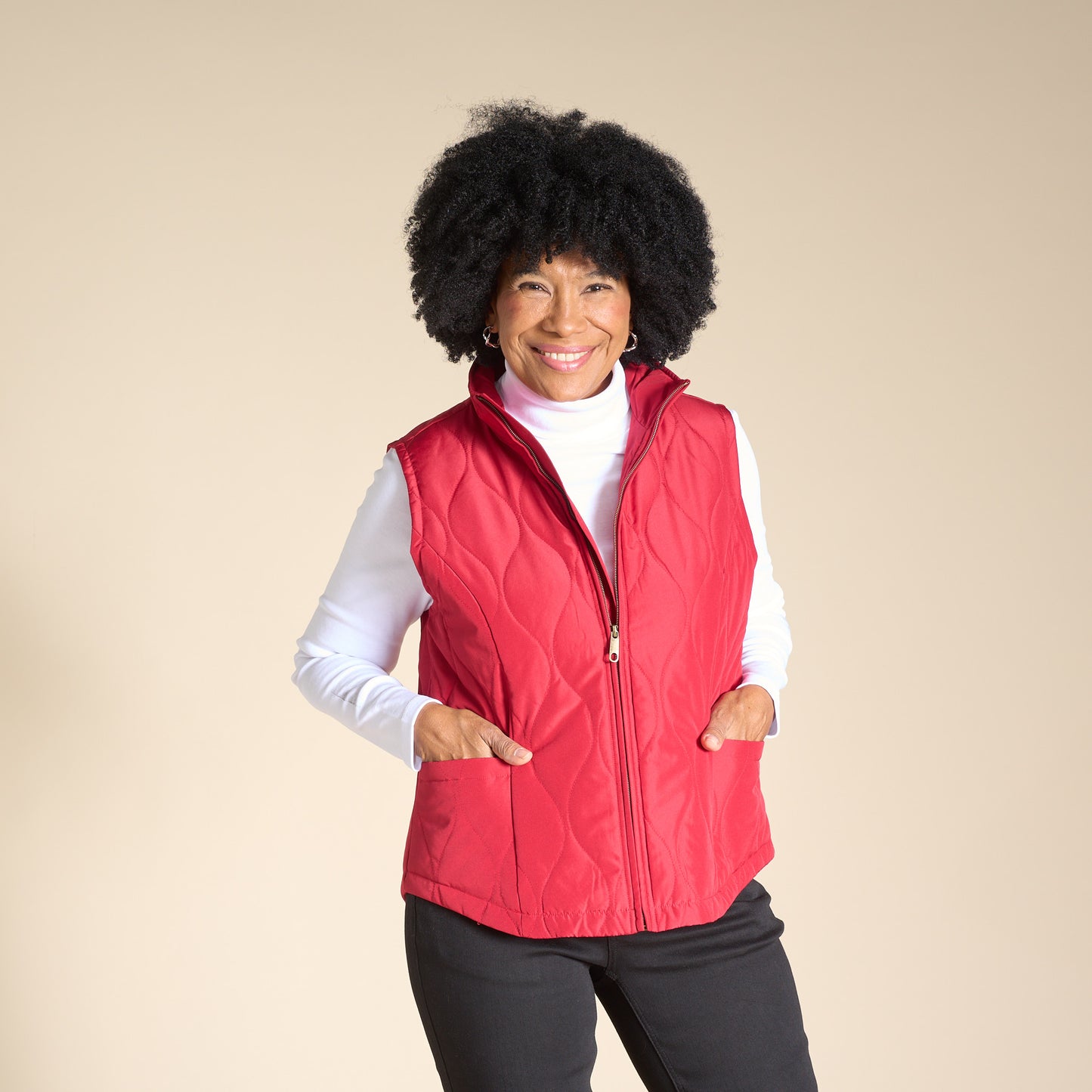 Red Front Detail Missy