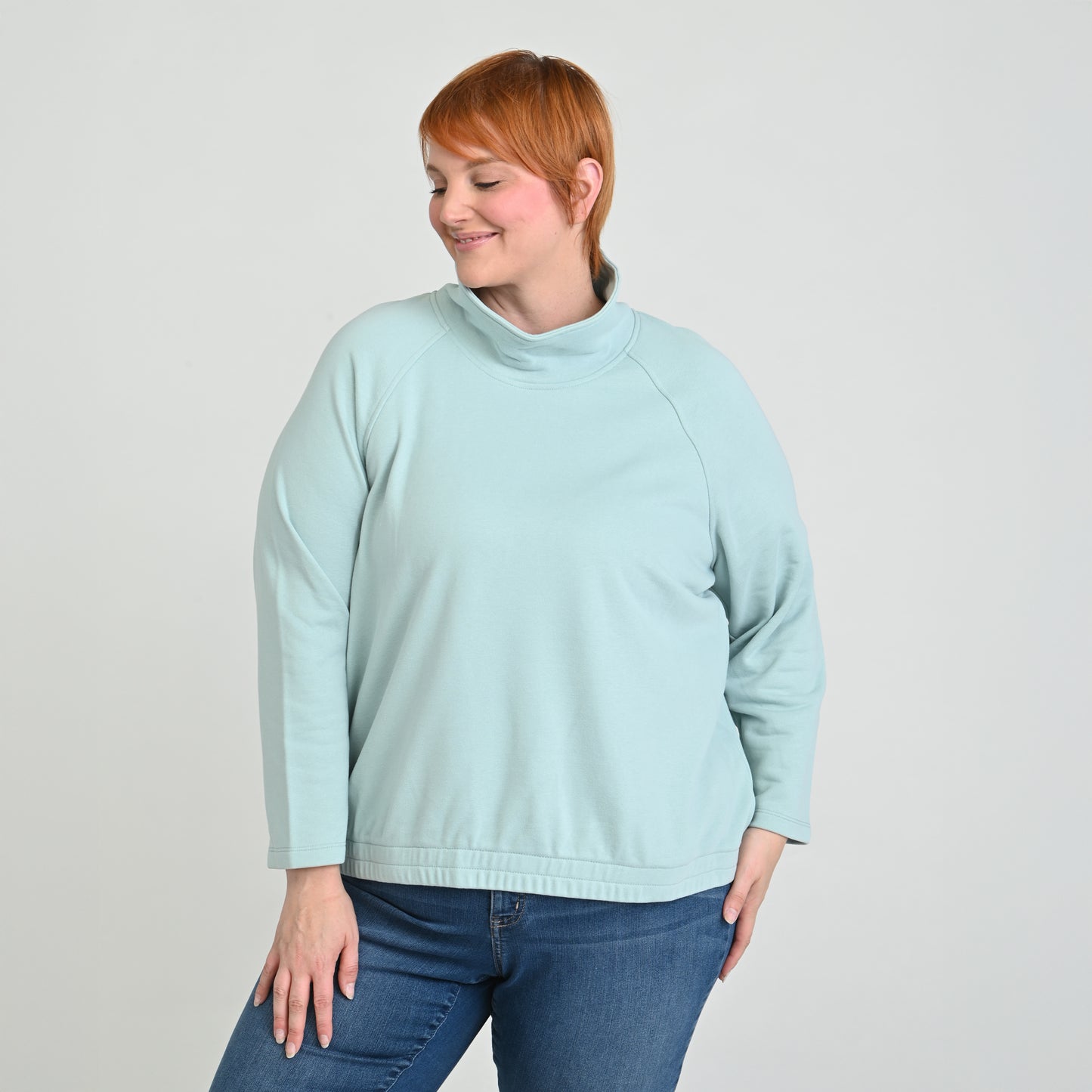 Peaceful Blue Front Detail Women