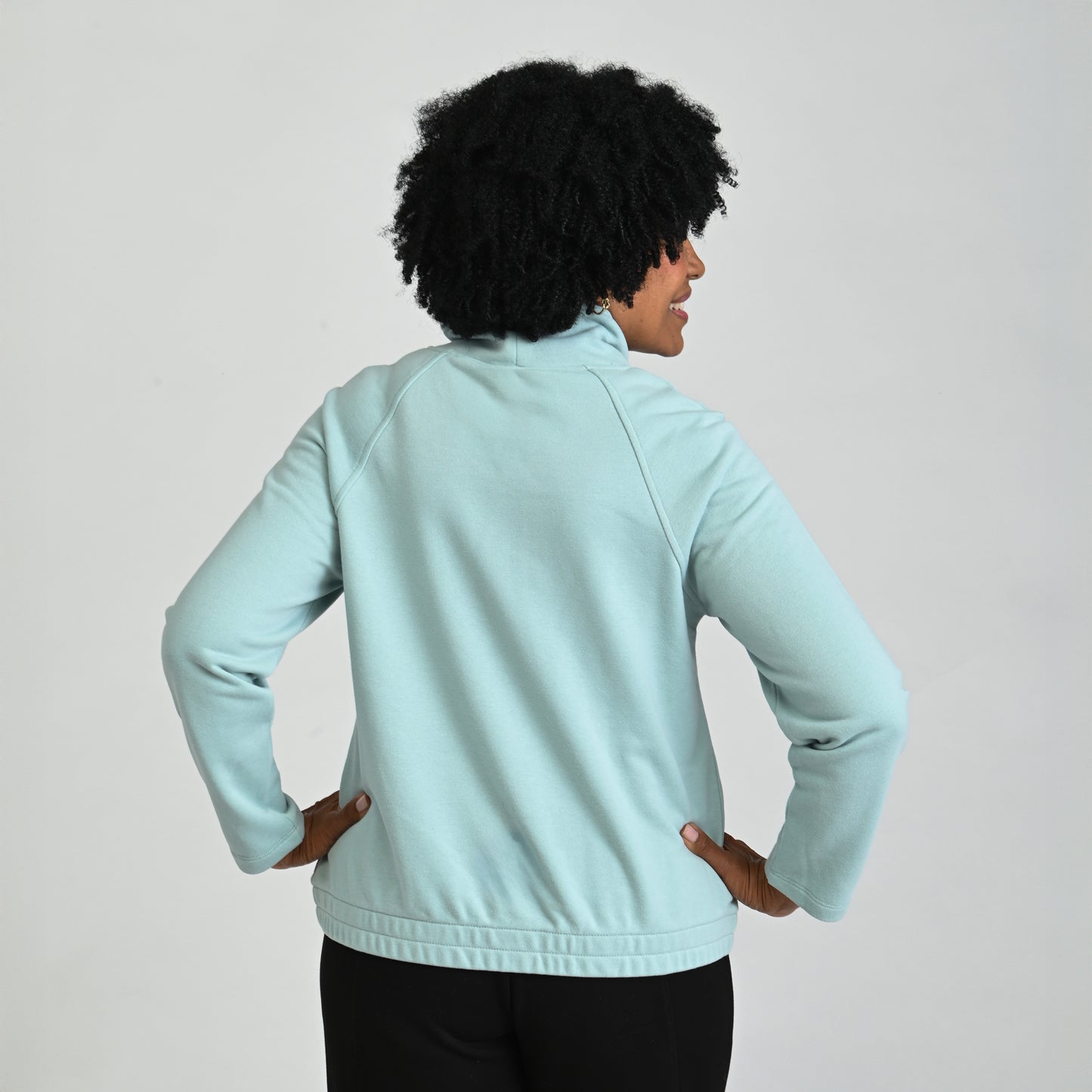 Peaceful Blue Back Detail Missy