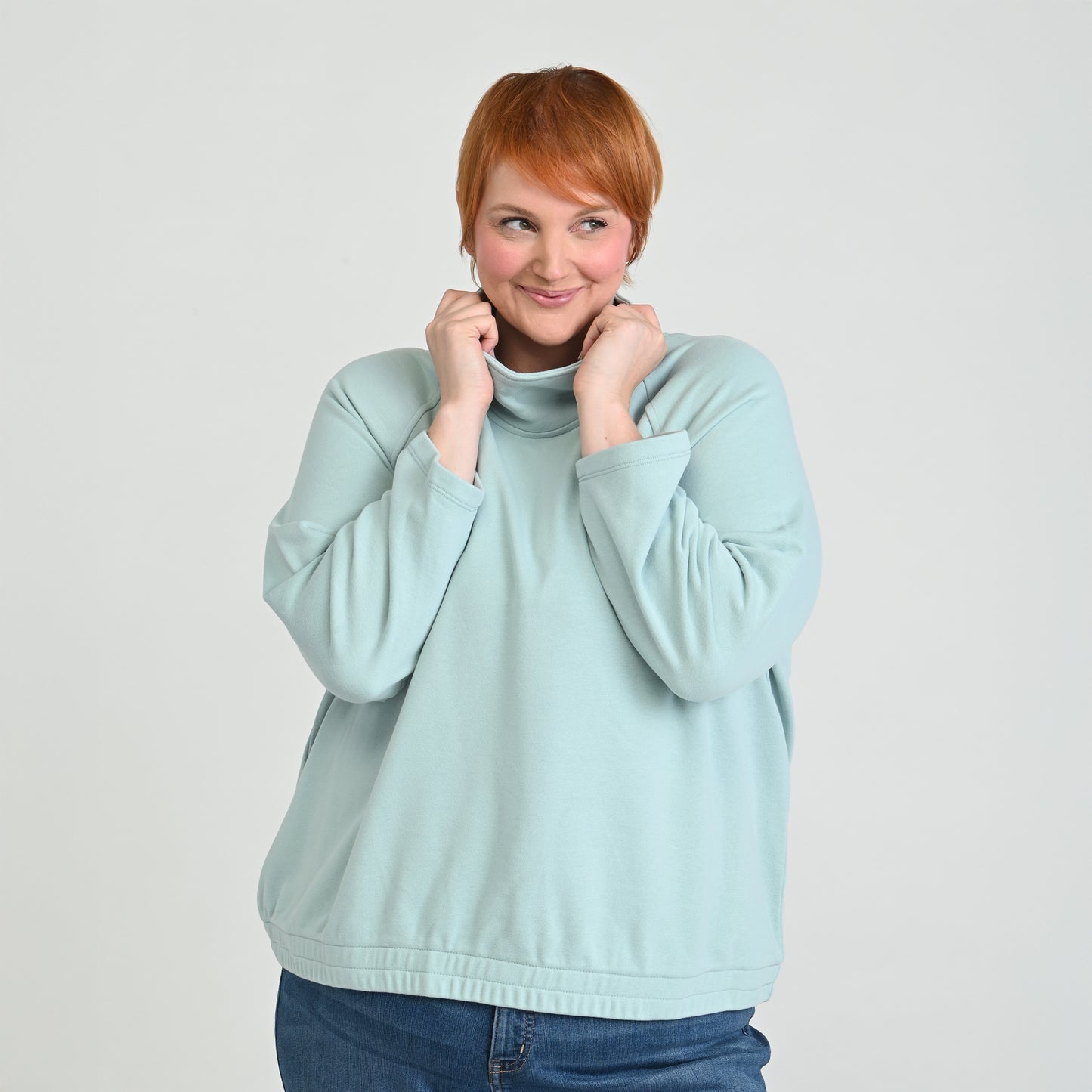 Peaceful Blue Front Detail Women