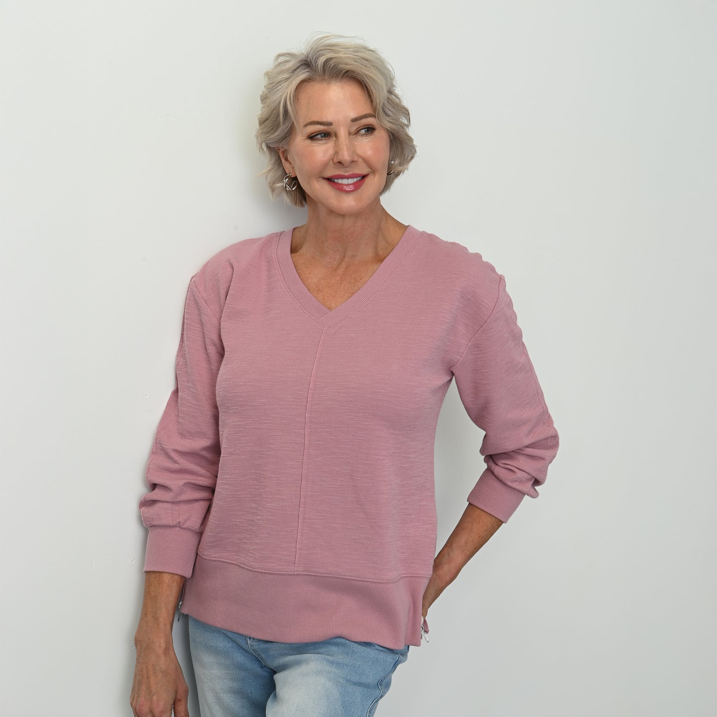 Lilas Pink Front Detail Missy