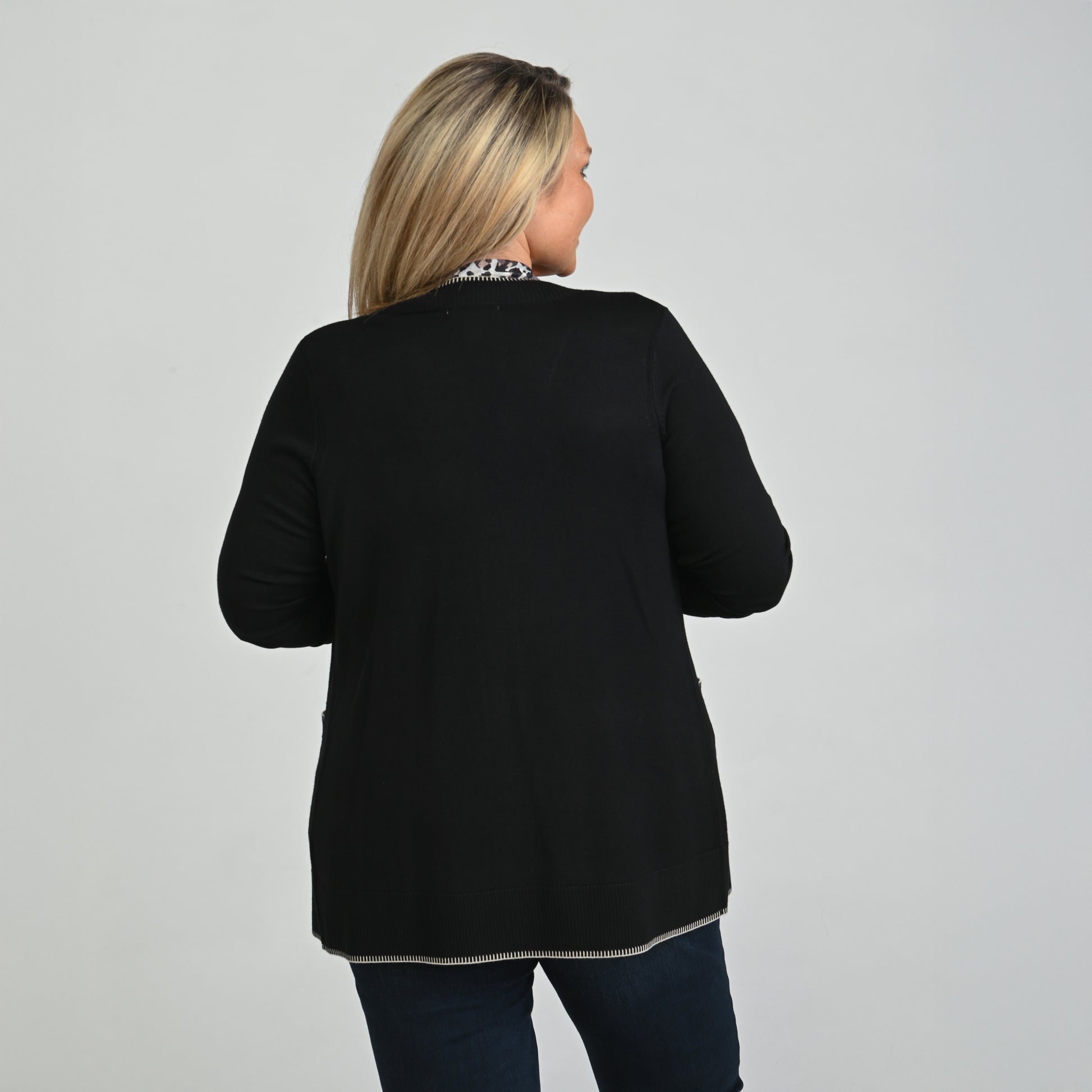 Black Back Detail Women