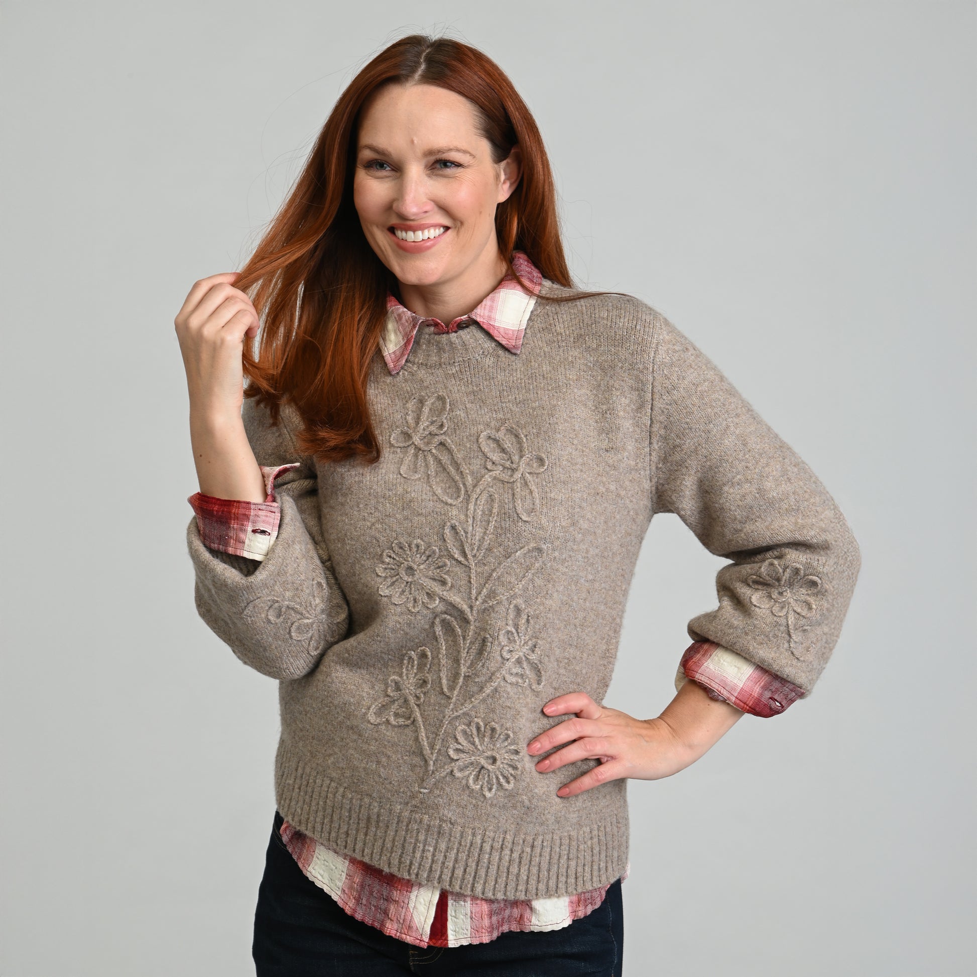 Taupe Front Detail Missy