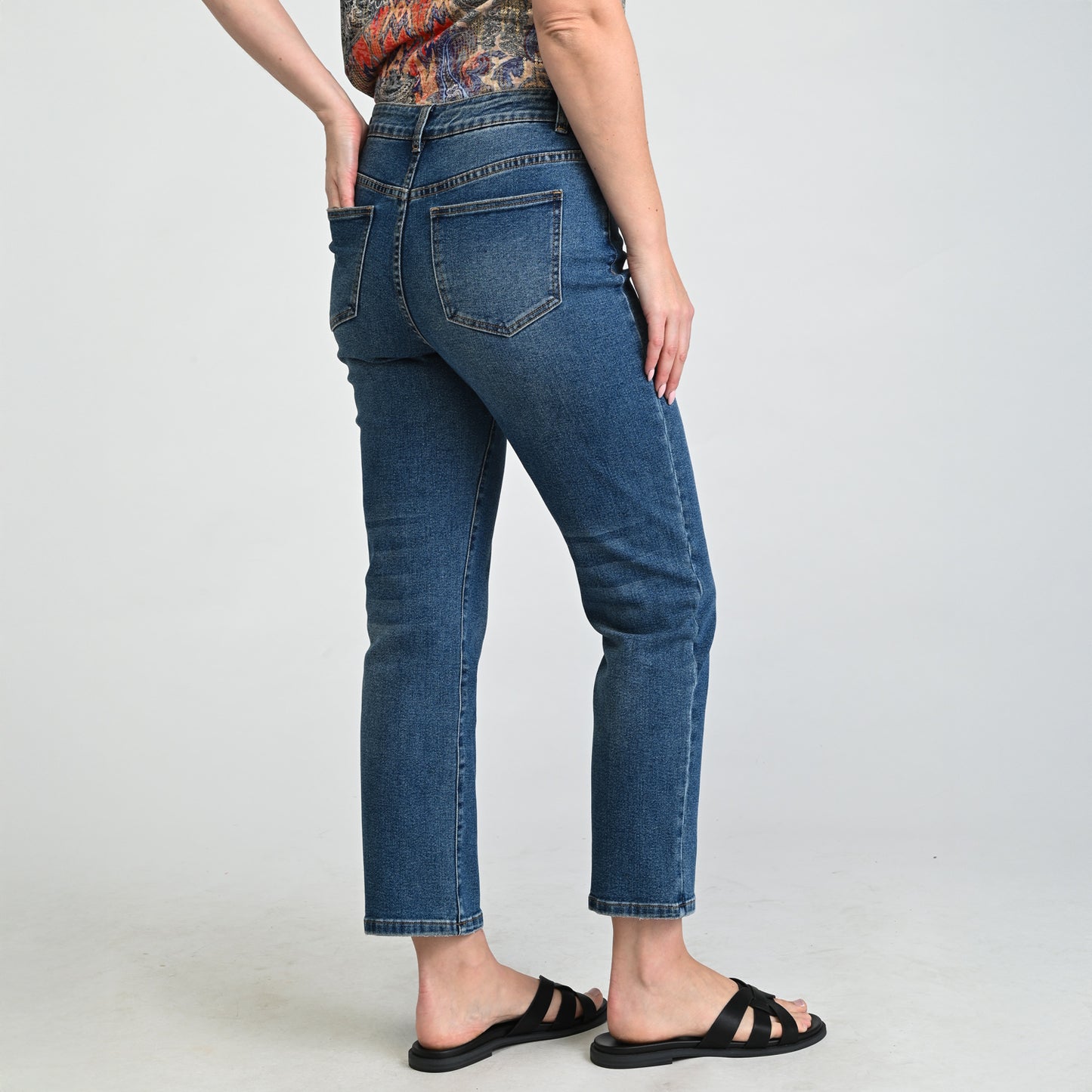 Medium Wash Detail Missy